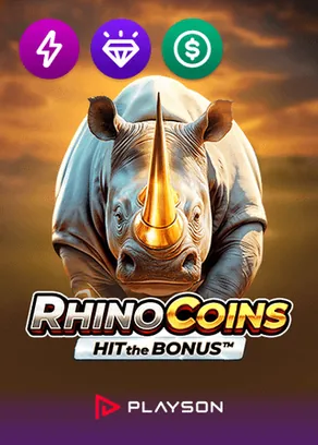 Rhino Coins Hit the Bonus by Playson